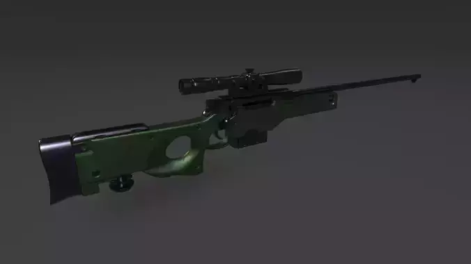 AWM Gun 3D model