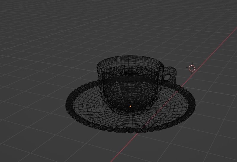 heart cake pack Low-poly 3D model_9