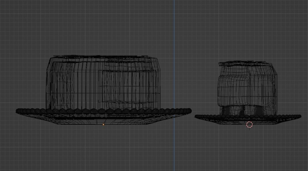 heart cake pack Low-poly 3D model_7