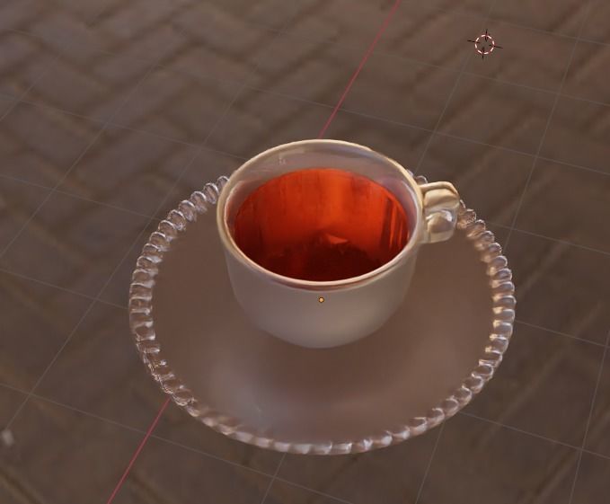 heart cake pack Low-poly 3D model_11