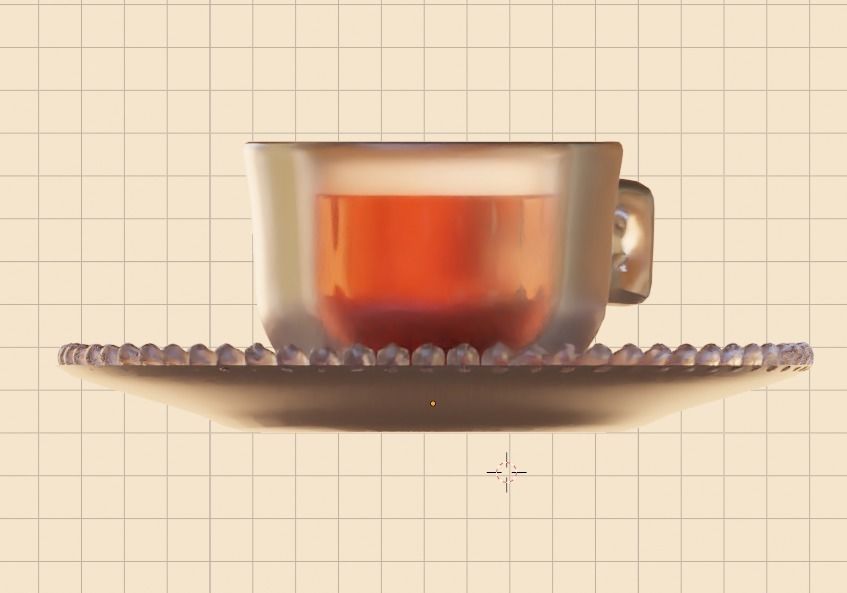 heart cake pack Low-poly 3D model_12