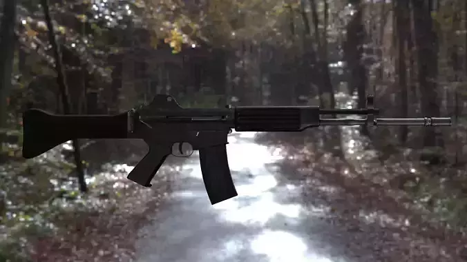 K2 Rifle 3D model