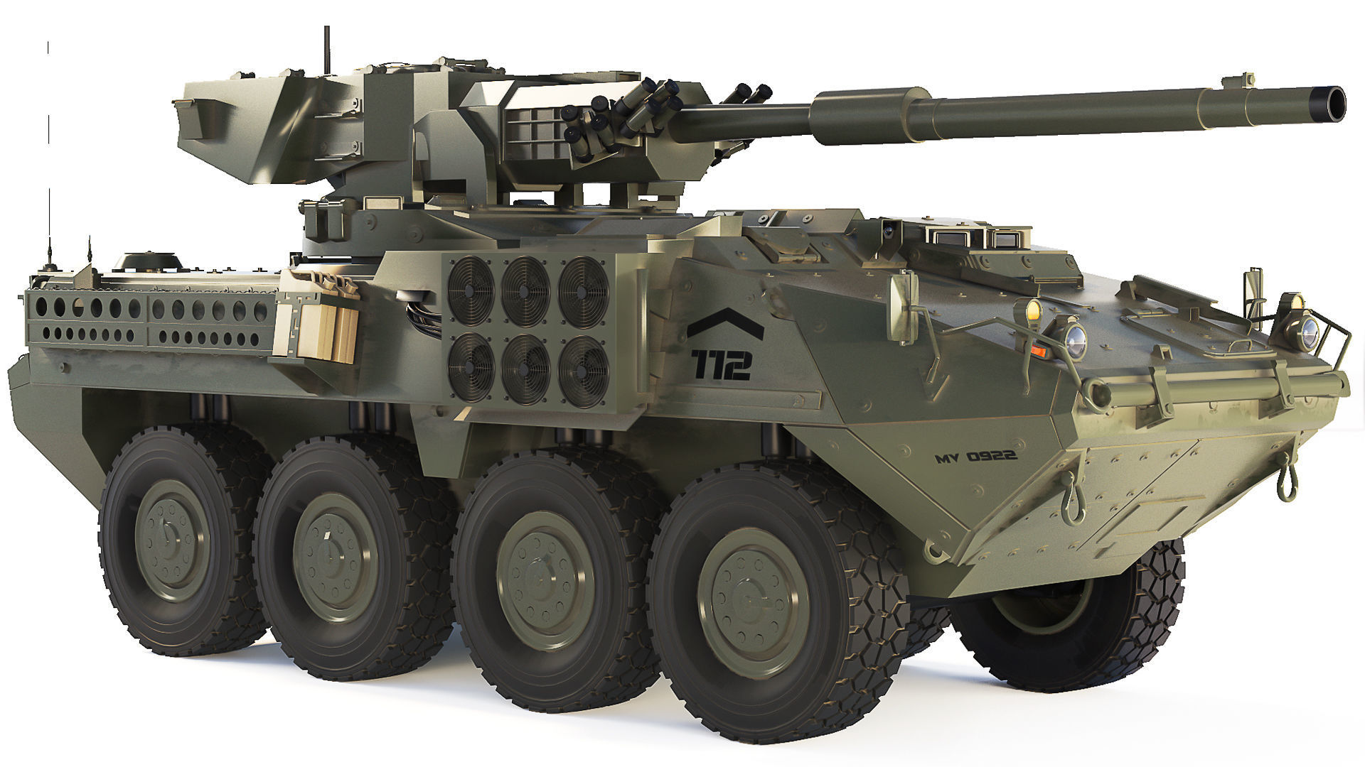 M1128 Stryker MGS 2003 3D model_6