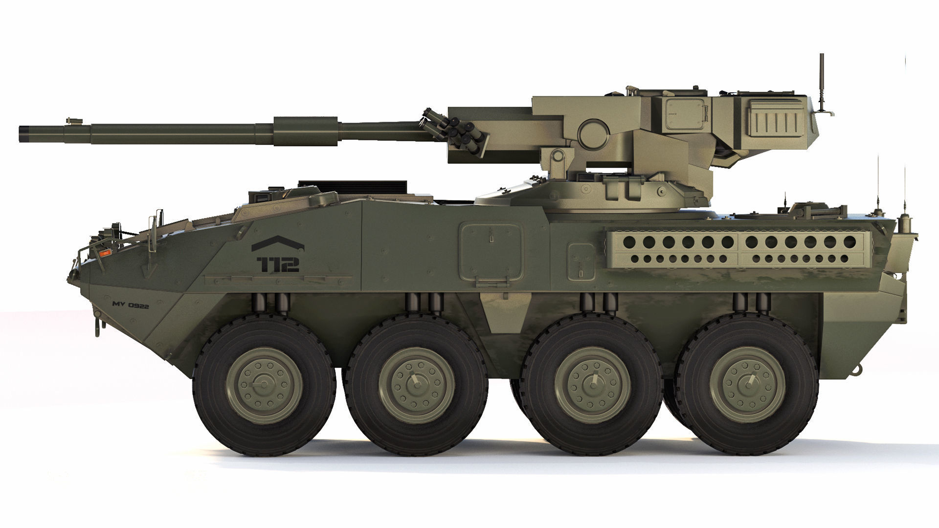 M1128 Stryker MGS 2003 3D model_1