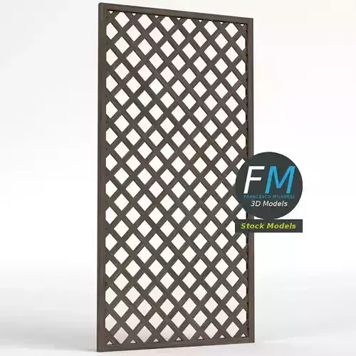 Wooden mesh panel module 2
