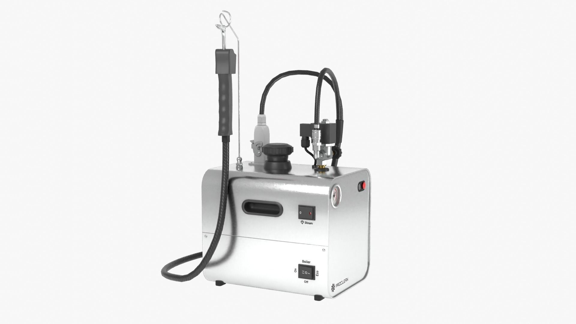 Steam Cleaner Low-poly 3D model_10