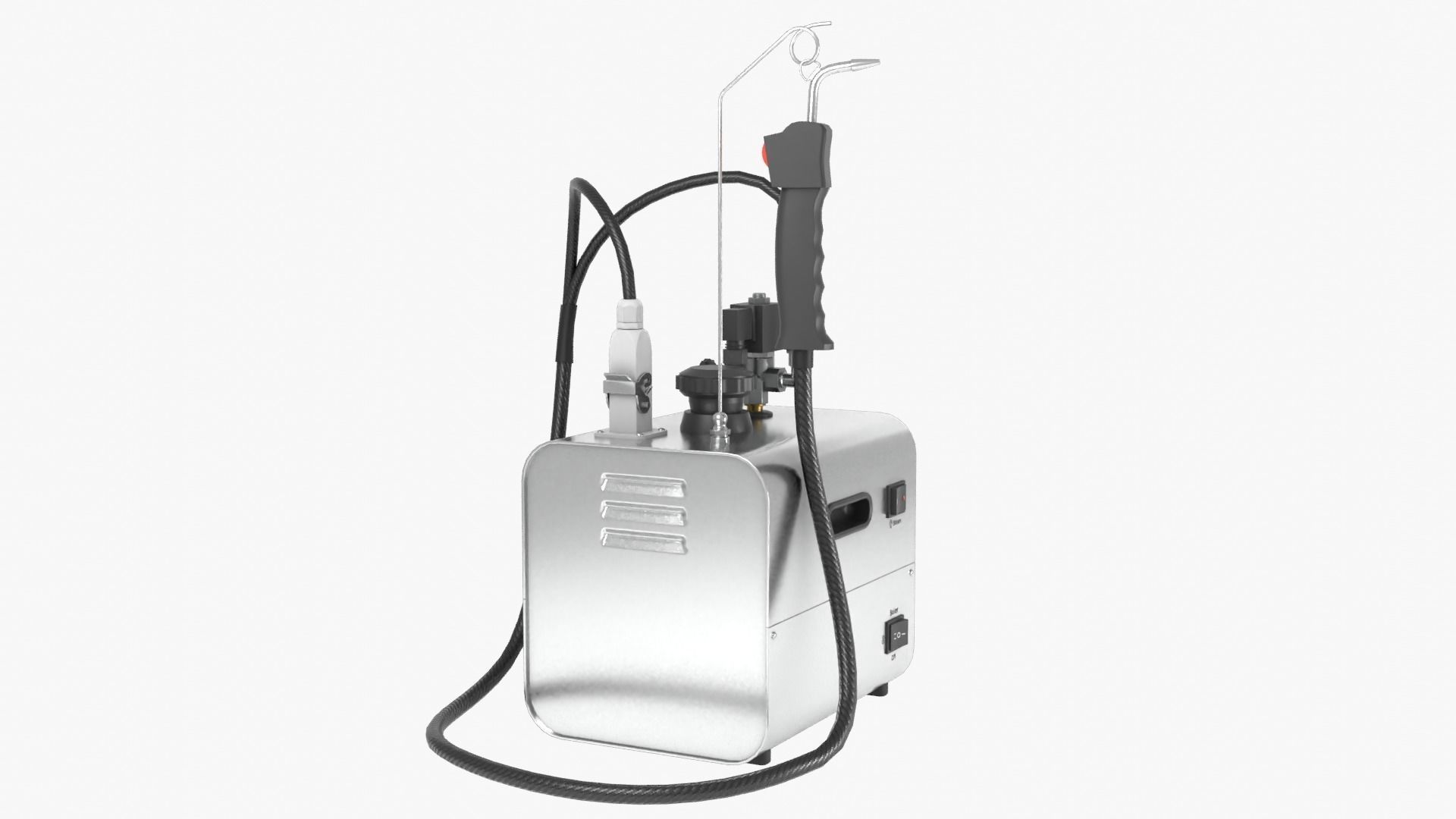 Steam Cleaner Low-poly 3D model_7