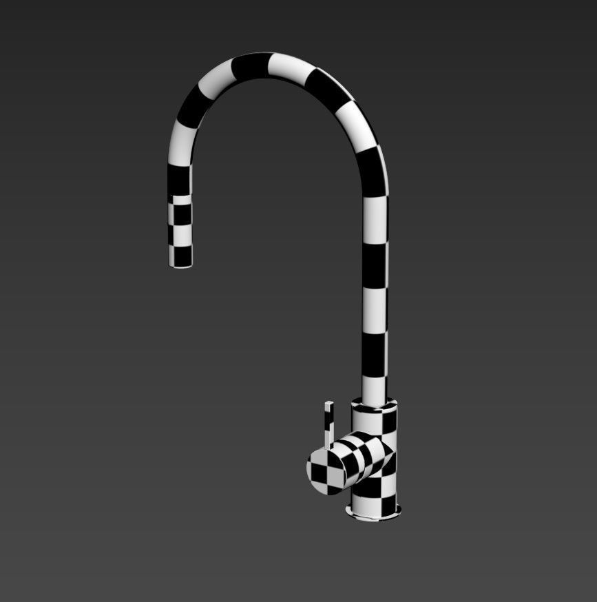 Franke Eos Neo Pull out spray Kitchen Mixer 3D model_10