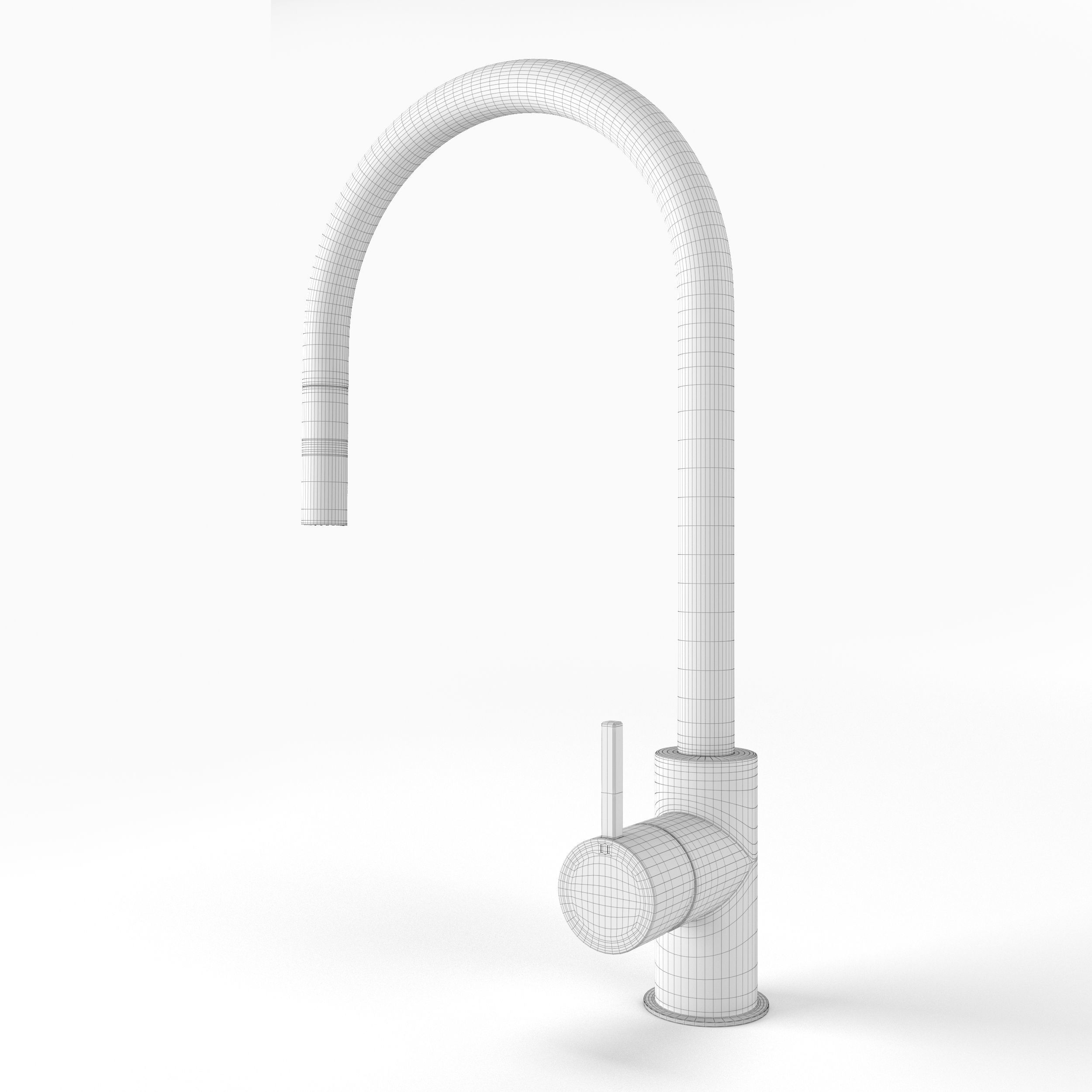 Franke Eos Neo Pull out spray Kitchen Mixer 3D model_1