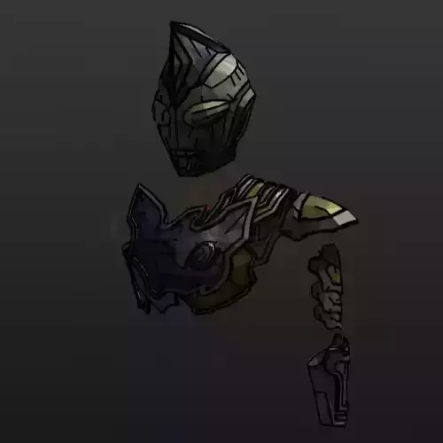 Ultraman Decker Foam Pepakura Unfold