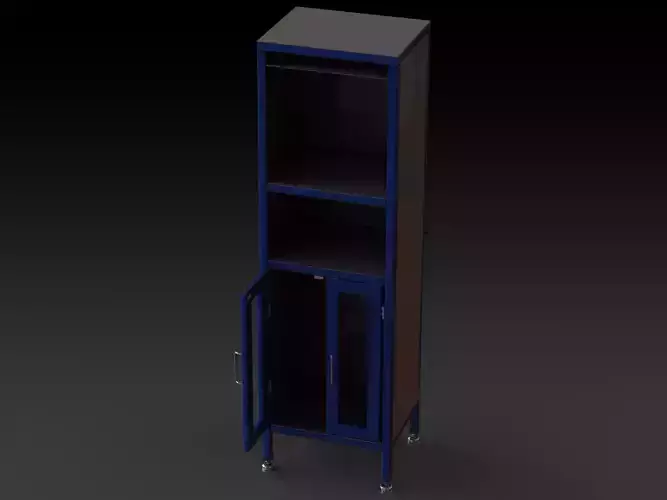 Custom Fabricated Steel Cabinet