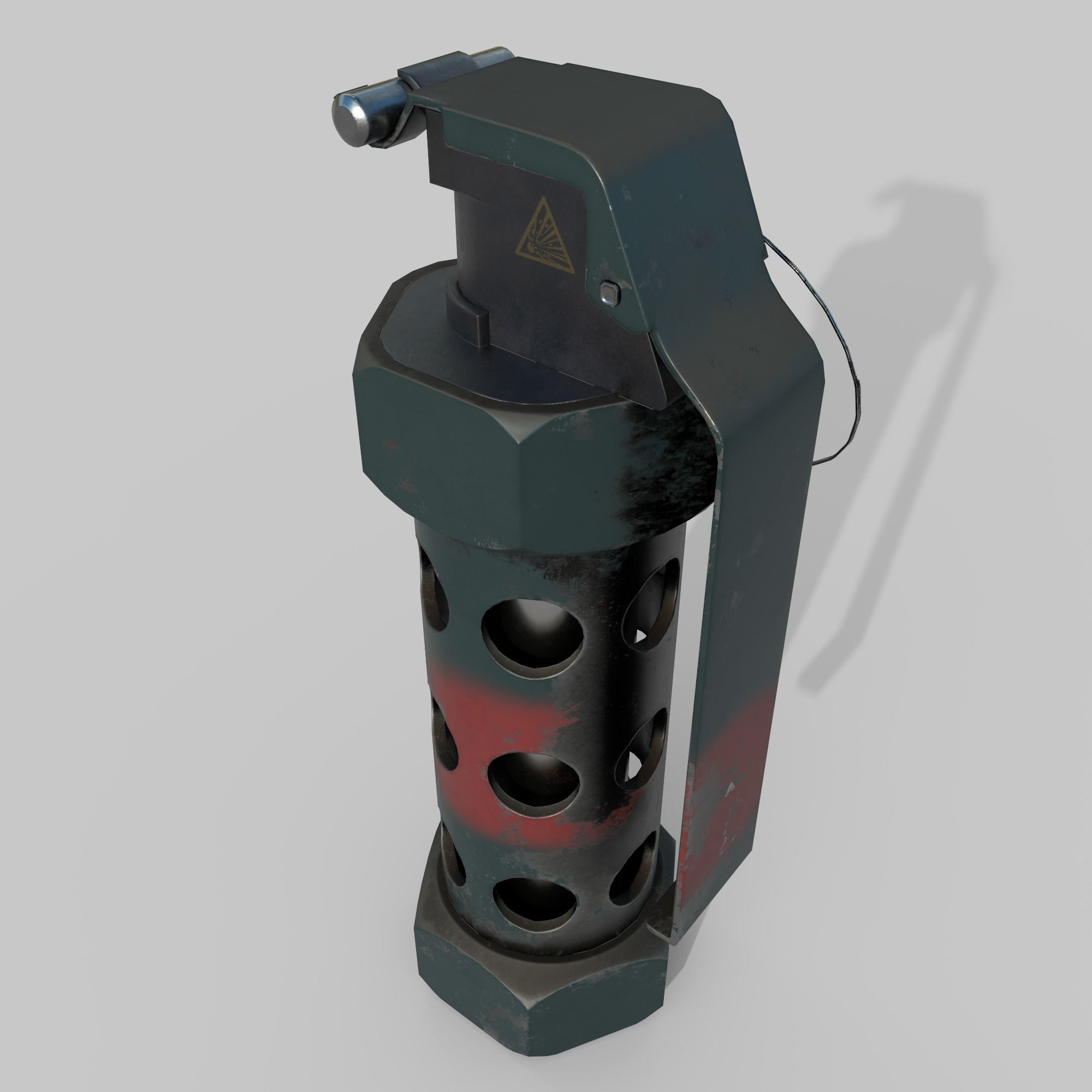 Grenade M 84 Low-poly 3D model_2