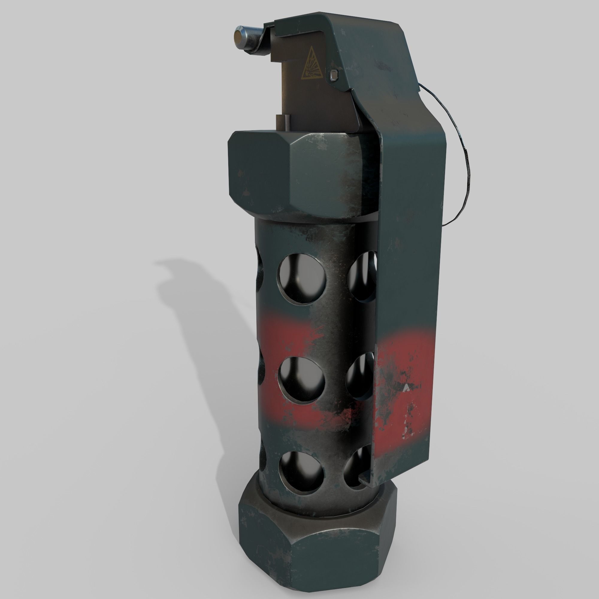 Grenade M 84 Low-poly 3D model_5