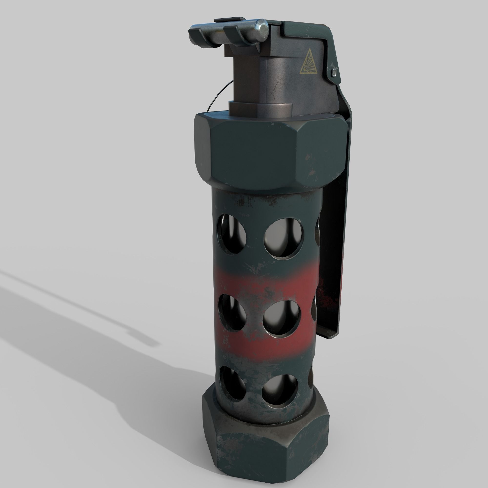 Grenade M 84 Low-poly 3D model_4