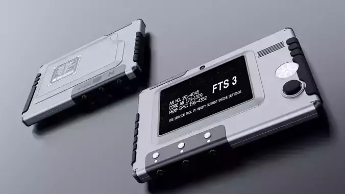 Sci-Fi Tablet 3D model Sci-Fi Tablet 3D model