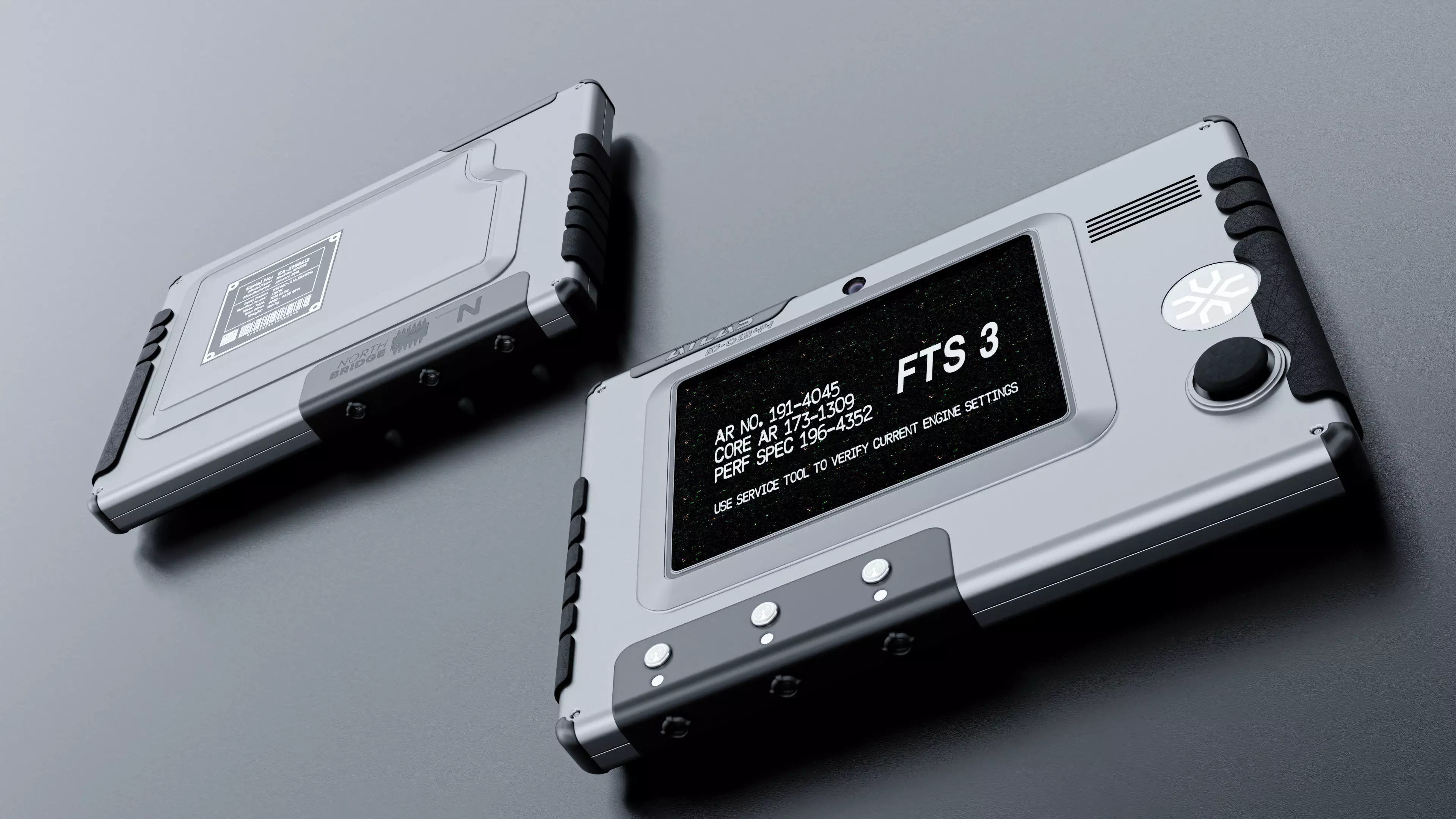 Sci-Fi Tablet 3D model_0