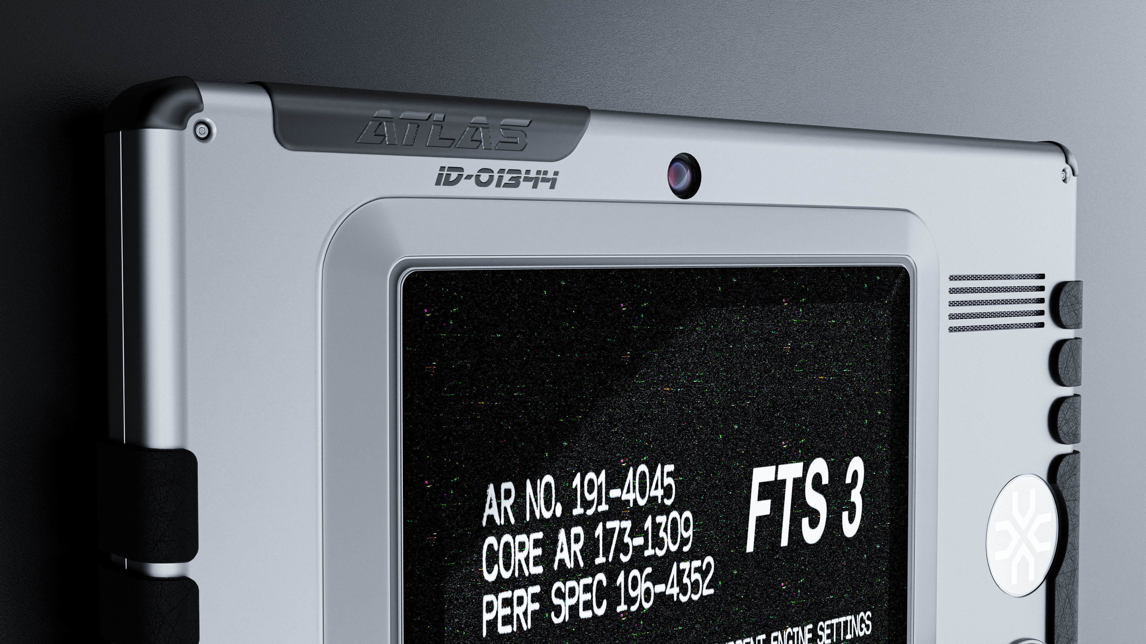 Sci-Fi Tablet 3D model_2