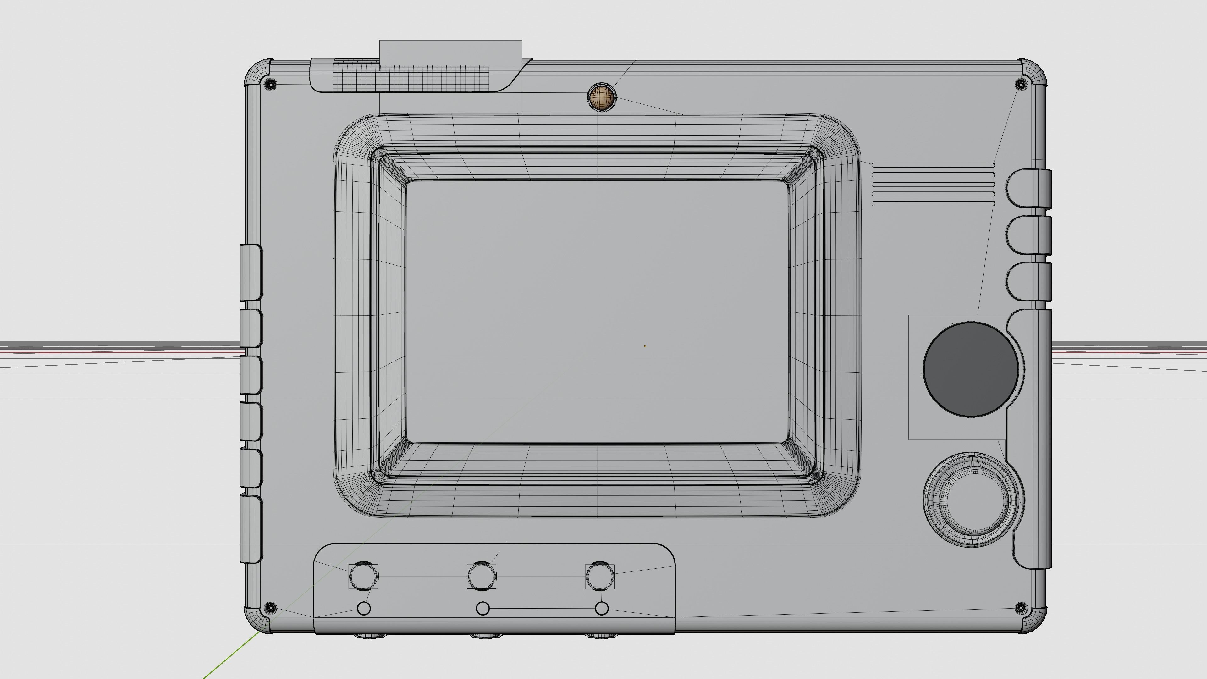 Sci-Fi Tablet 3D model_4
