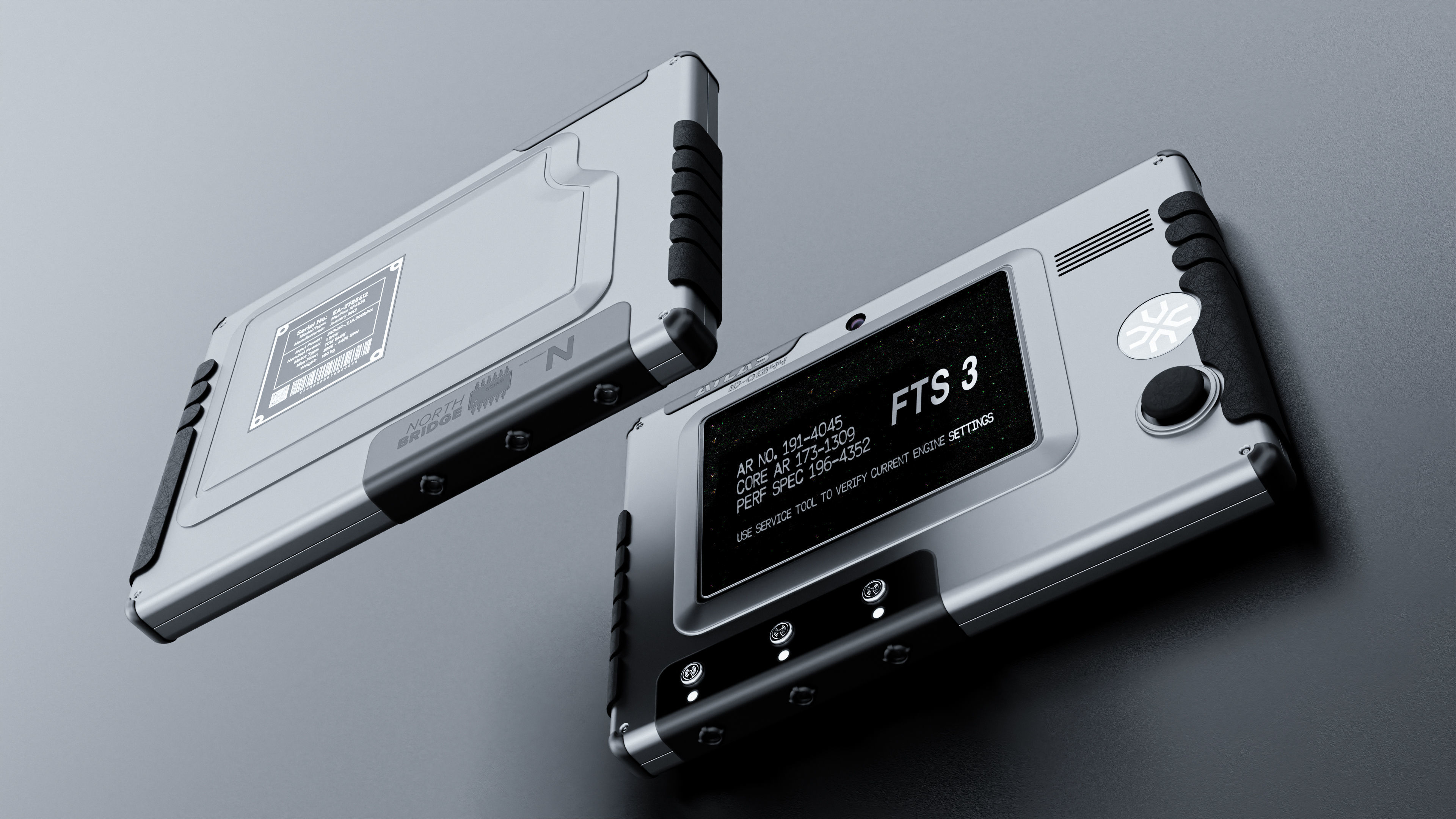 Sci-Fi Tablet 3D model_1