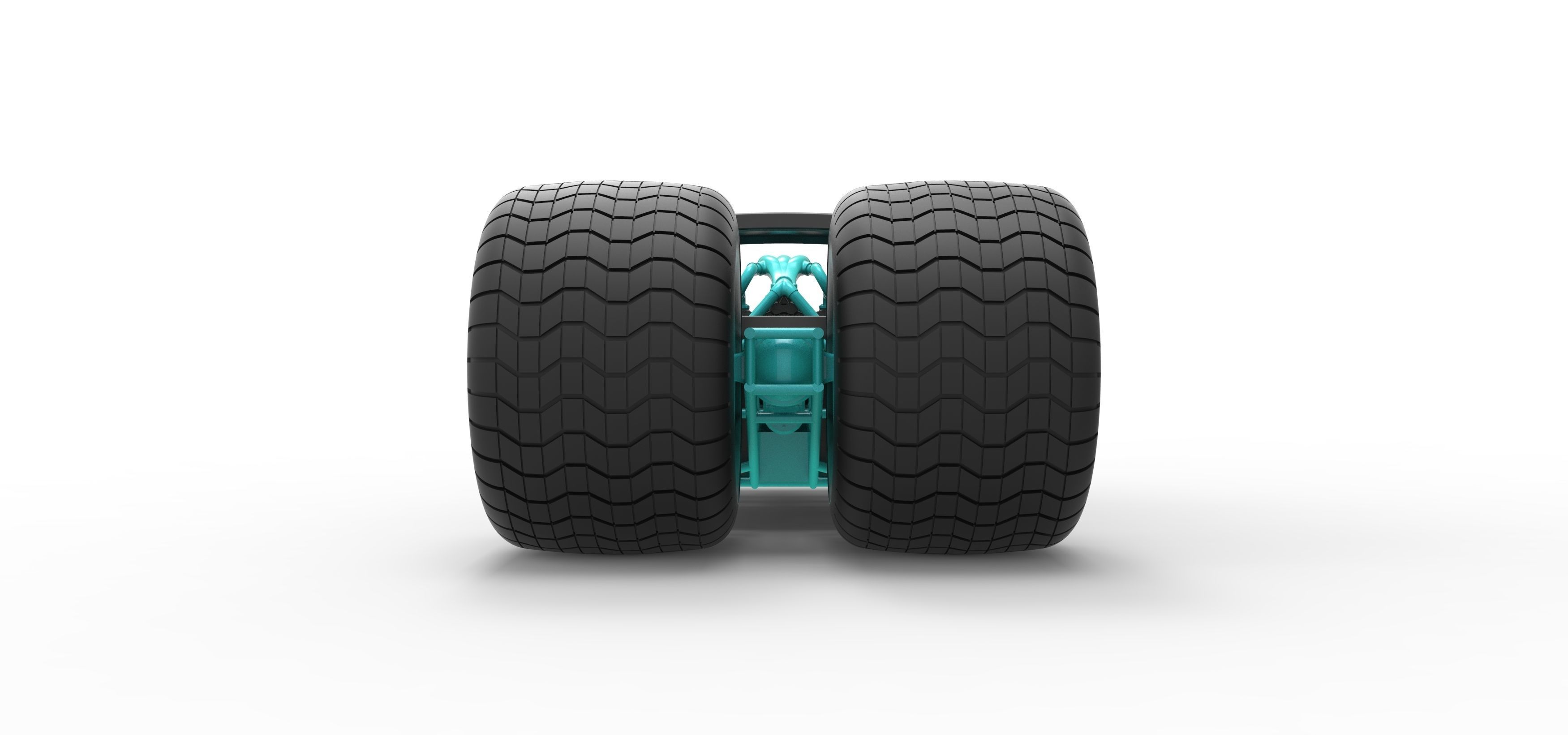 Concept dragster truck Scale 1 to 25 3D print model_15