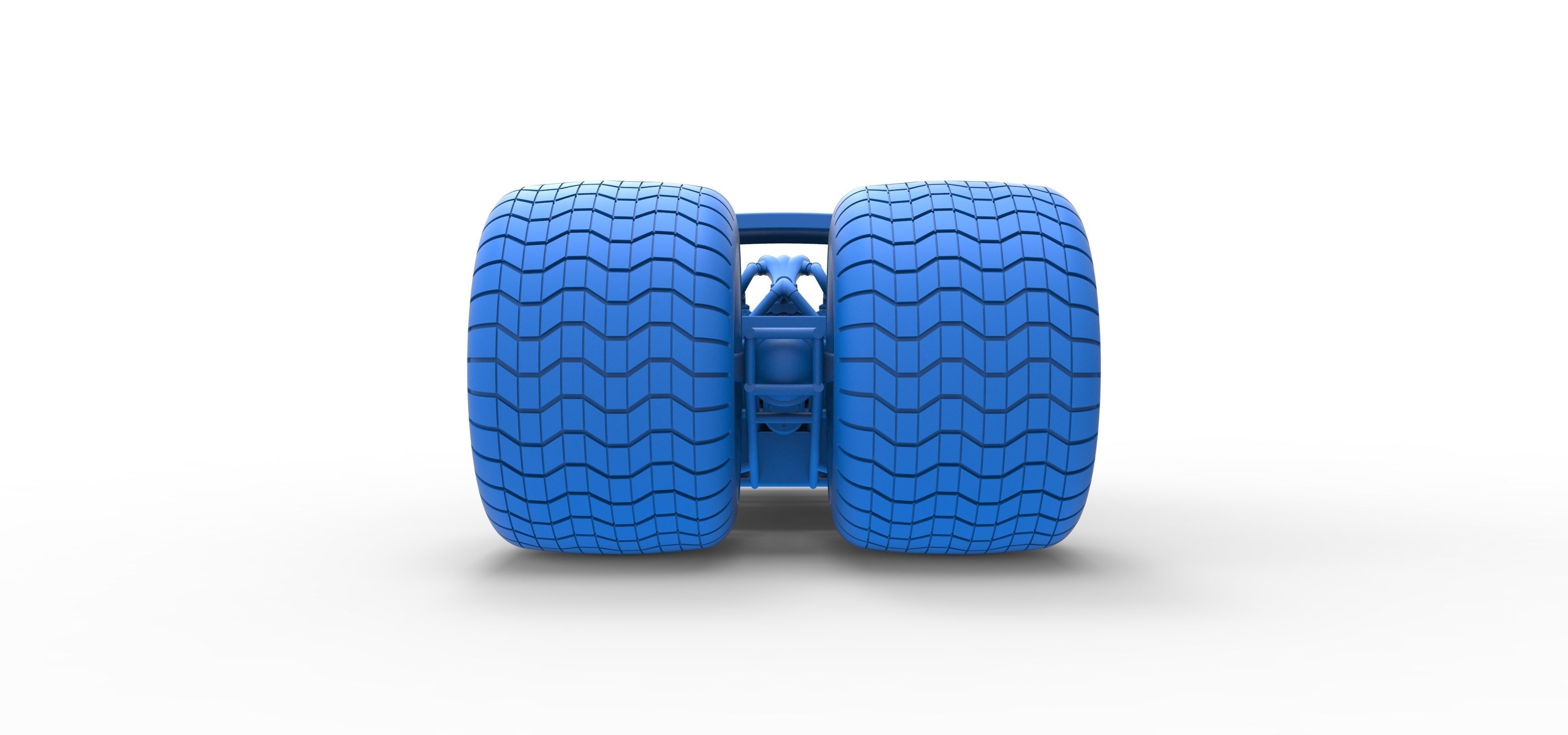 Concept dragster truck Scale 1 to 25 3D print model_30