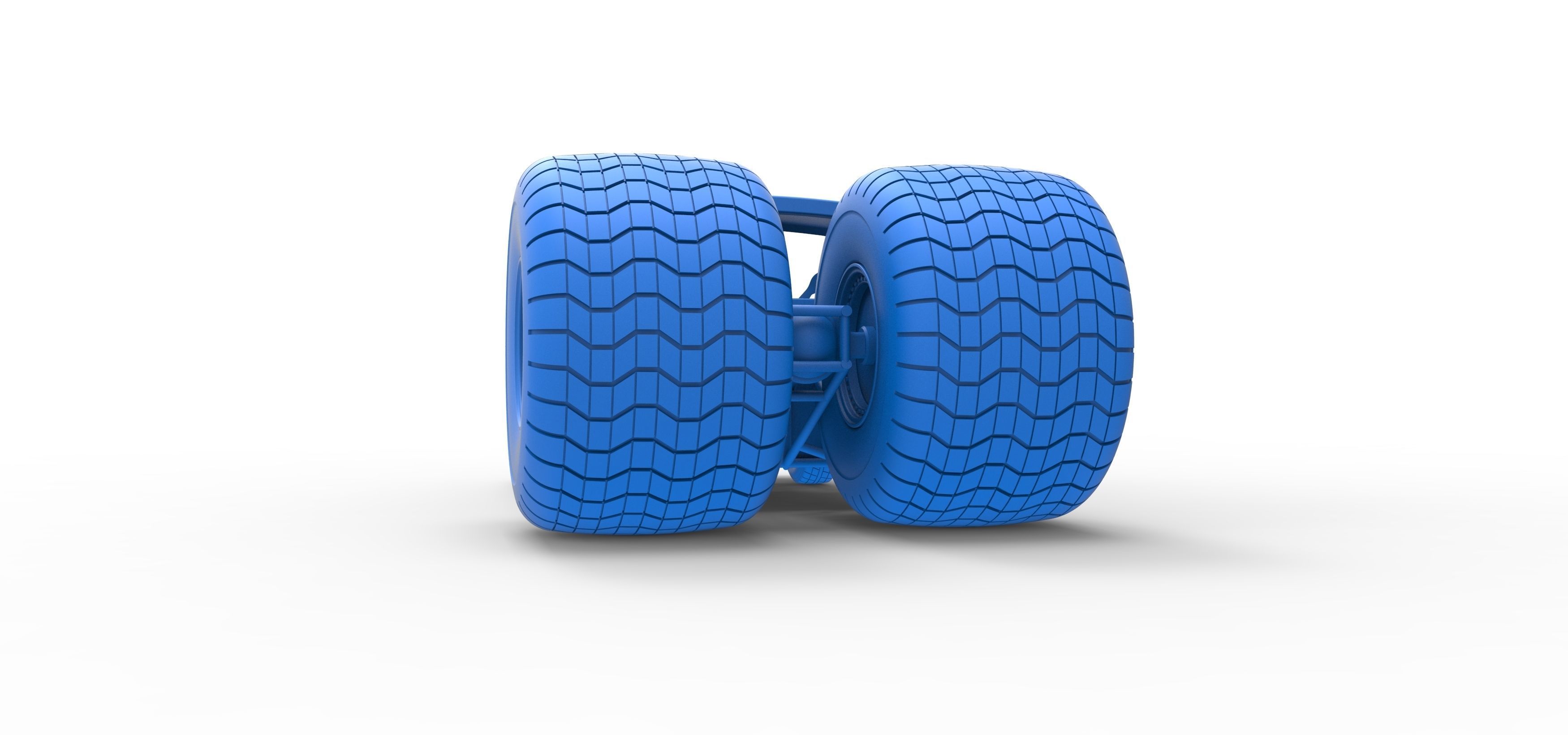 Concept dragster truck Scale 1 to 25 3D print model_28