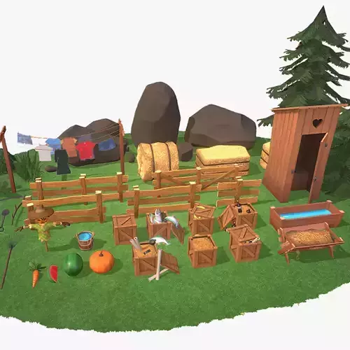Cartoon Farm Assetpack