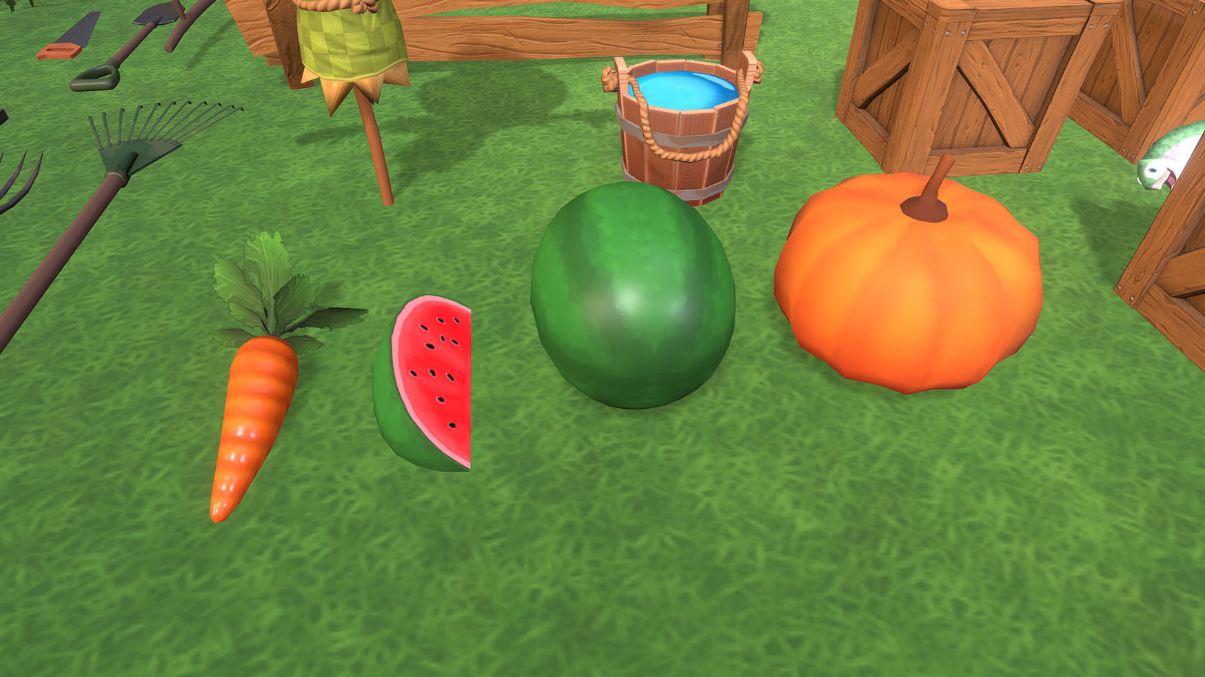 Cartoon Farm Assetpack Low-poly 3D model_10