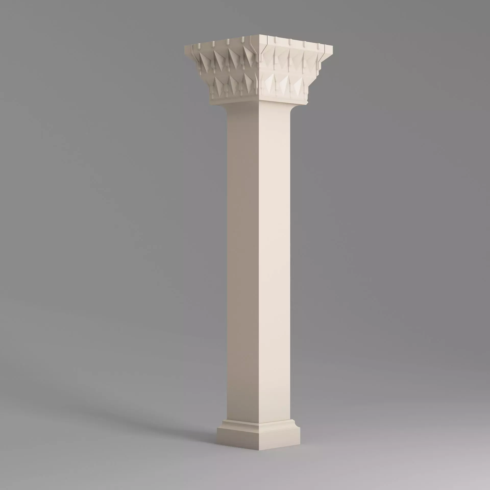 Classic Islamic Architectural Column 003 3D model_0