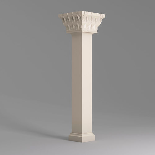 Classic Islamic Architectural Column 003 3D model