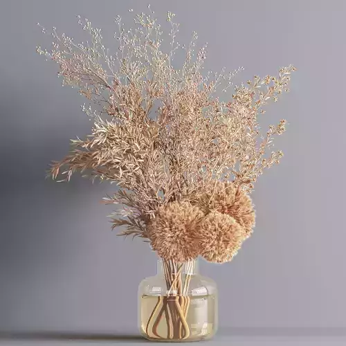 plants bouquet vase 04