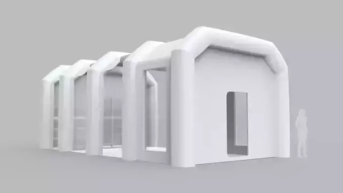 Inflatable Paint Booth