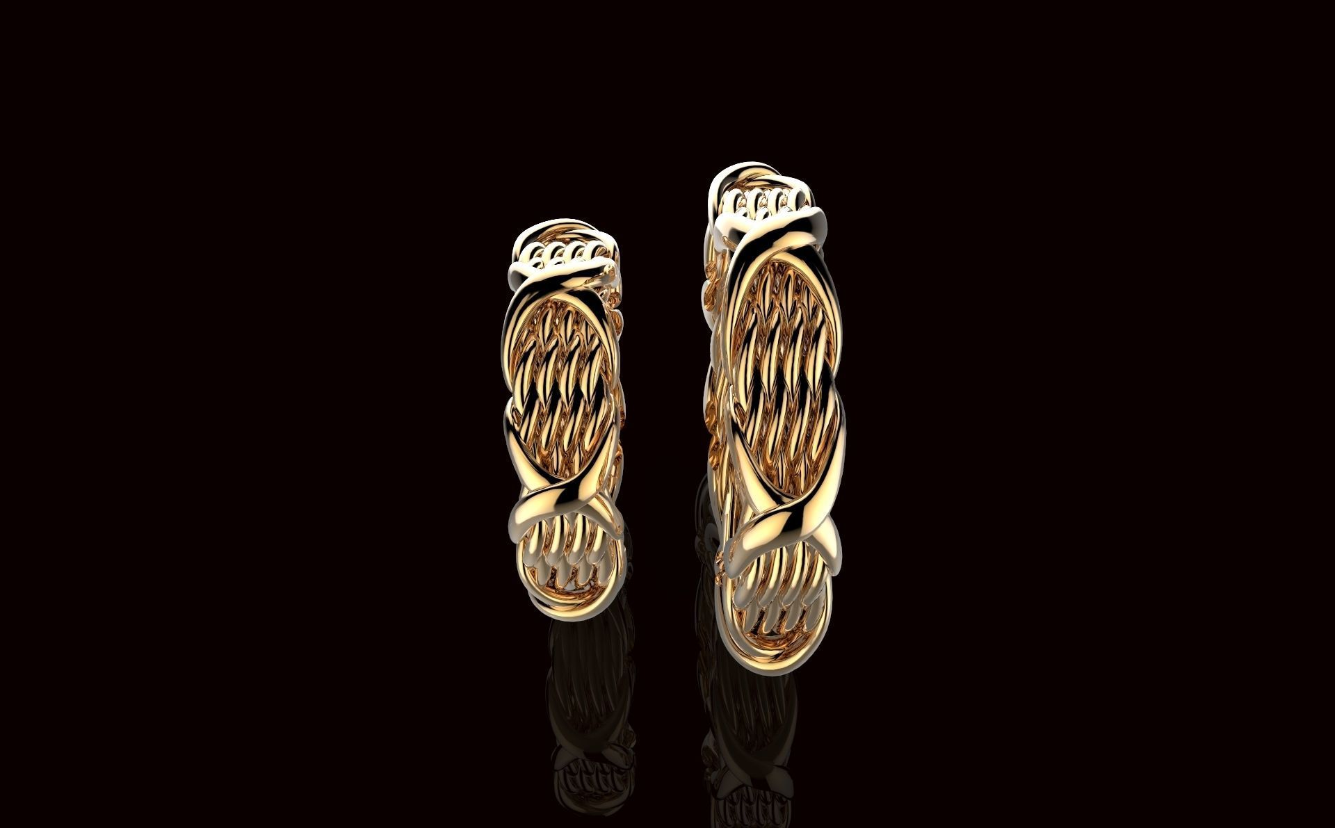 AV Disagne 81  Wendding Bands 3D print model_2