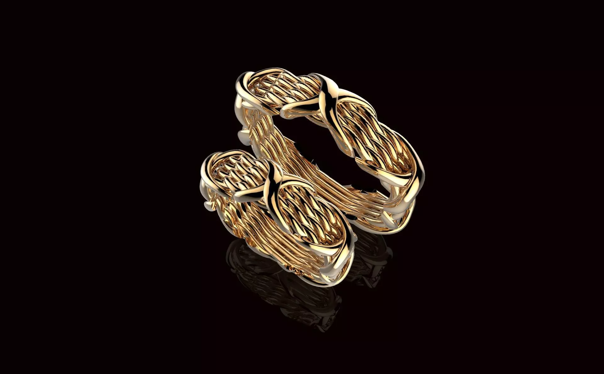 AV Disagne 81  Wendding Bands 3D print model_0