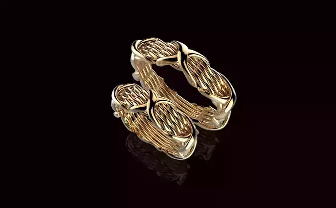 AV Disagne 81  Wendding Bands 3D print model