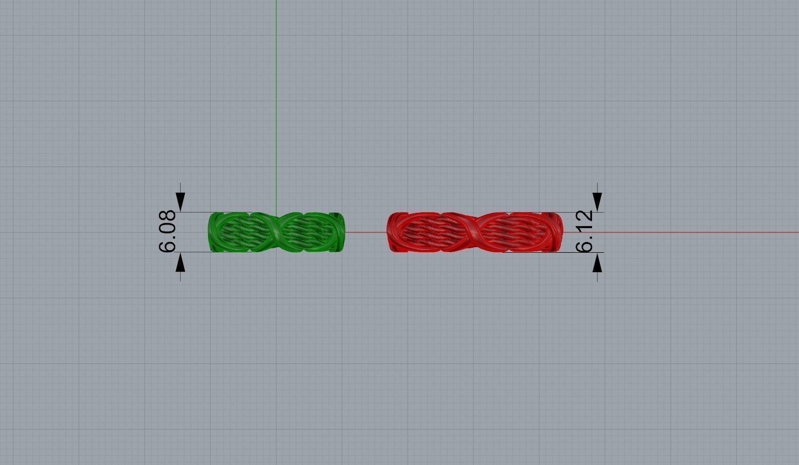 AV Disagne 81  Wendding Bands 3D print model_6