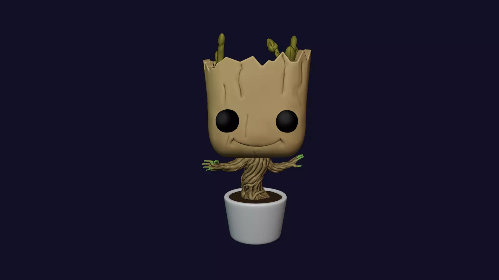 FUNKO POP DANCING GROOT - MARVEL 3D print model