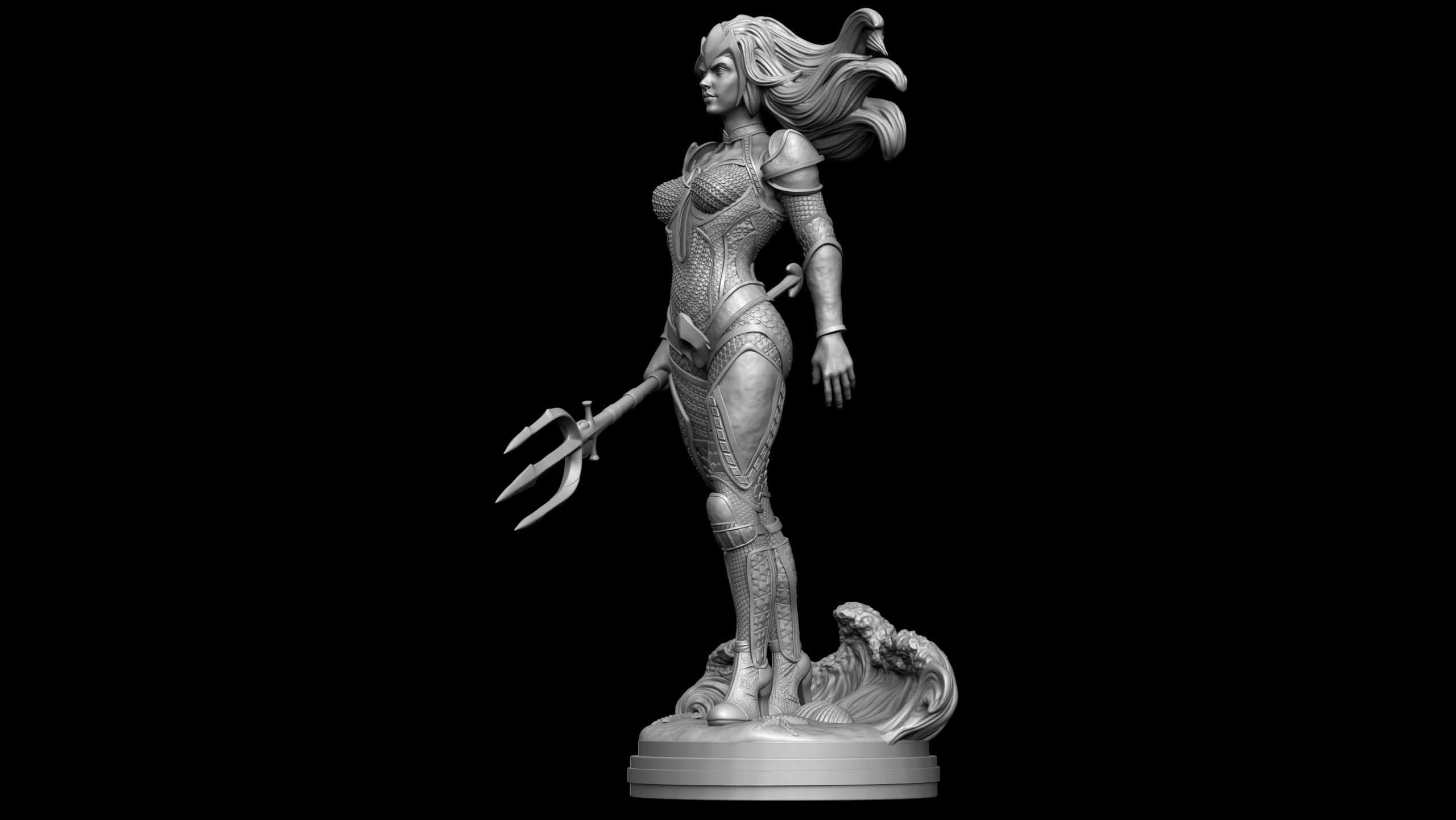 Mera Fan Art 3D print model_2