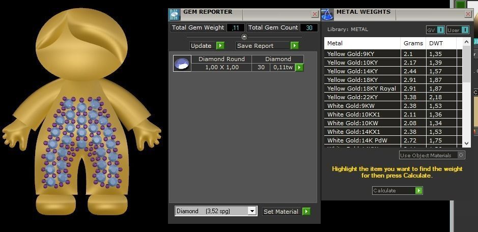 Boy and Girl Pendant 3D print model_7