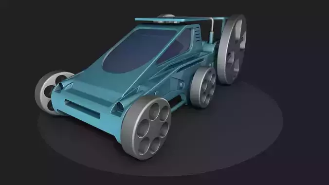 Futuristic concept toy car