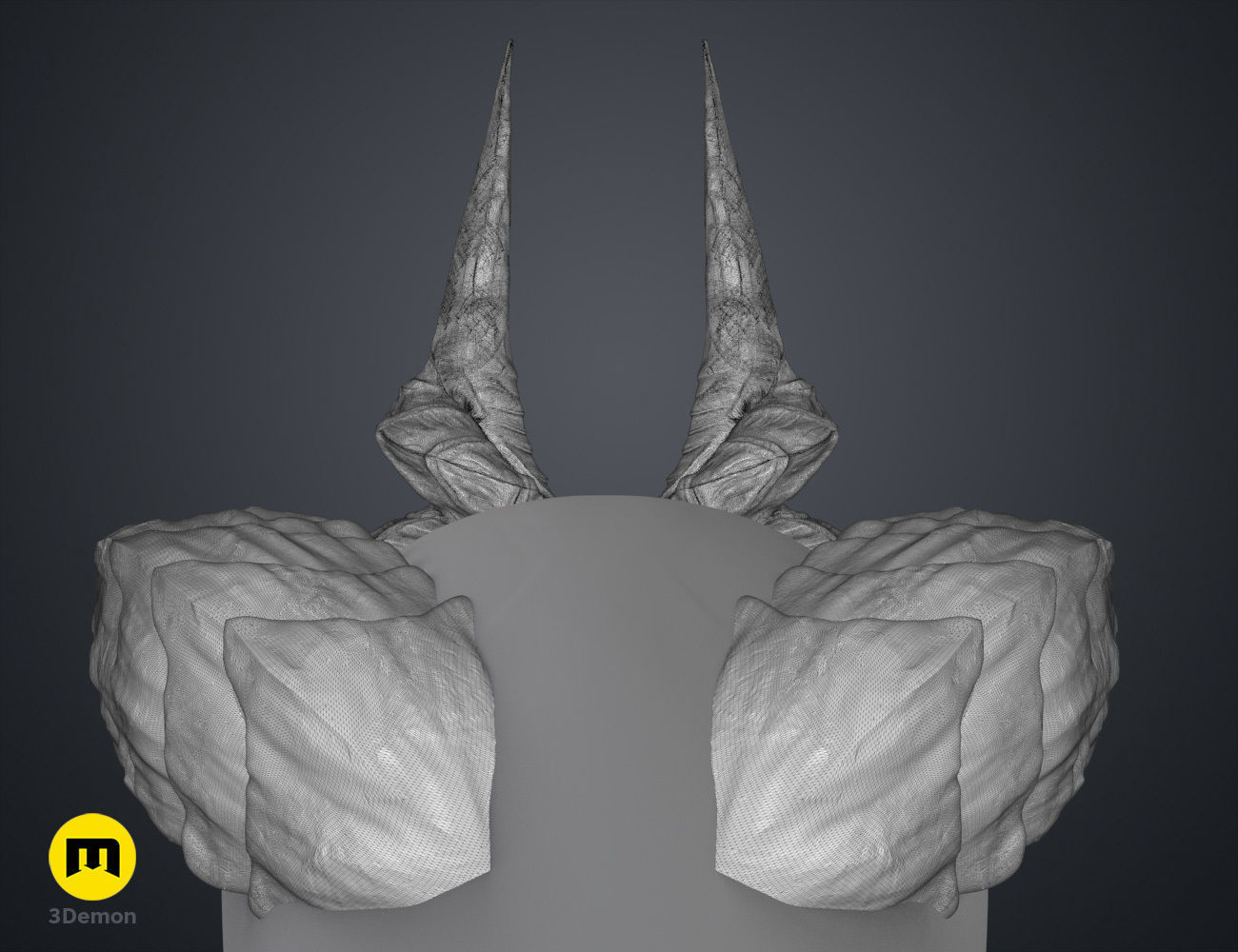 Ophelia Mardoon Horns - Critical Role 3D print model_19
