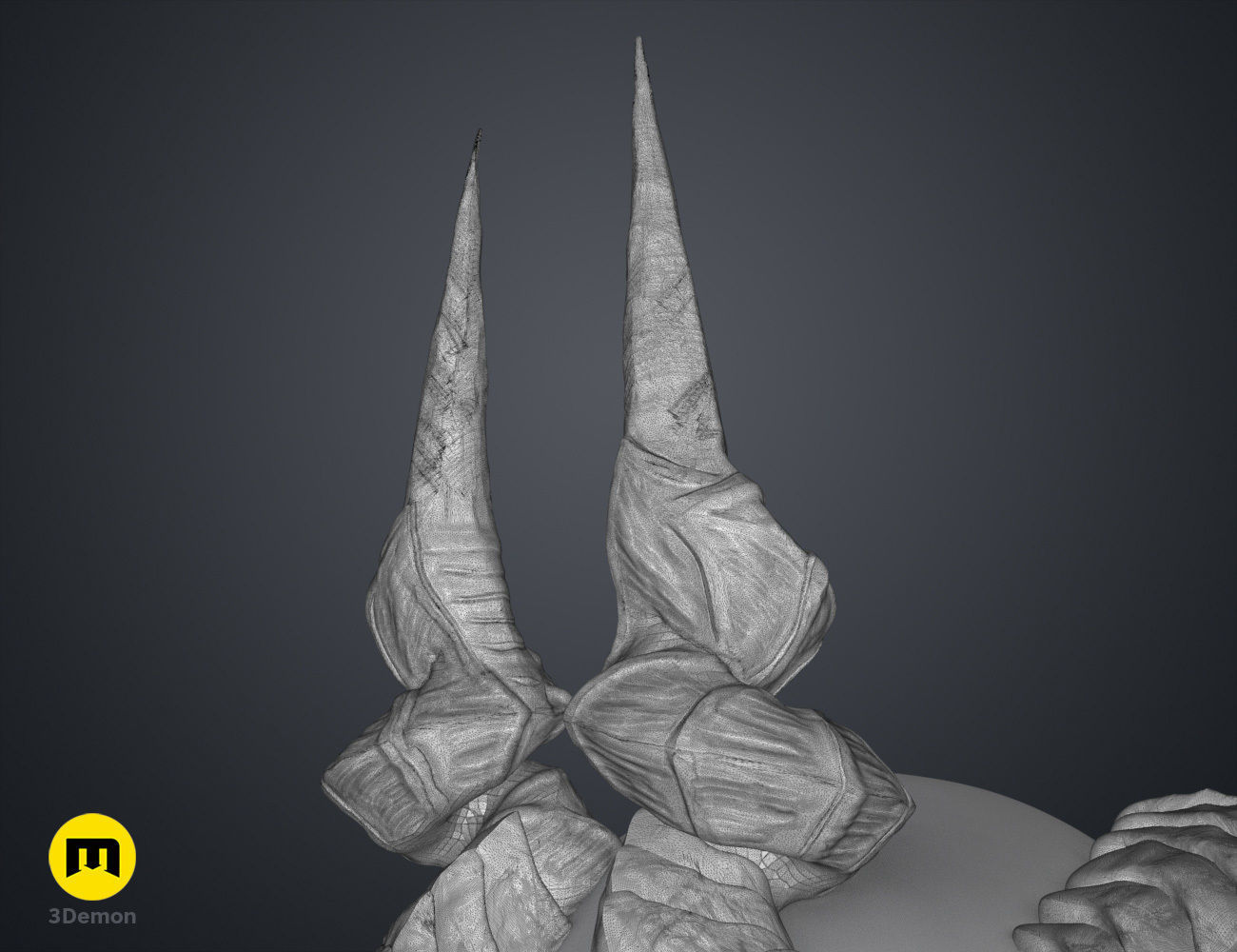 Ophelia Mardoon Horns - Critical Role 3D print model_17