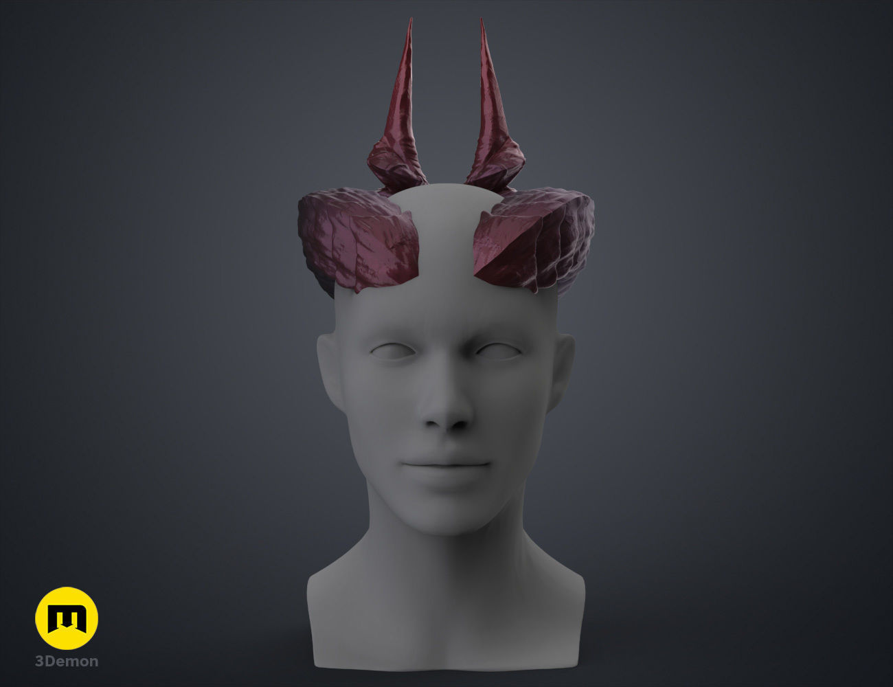 Ophelia Mardoon Horns - Critical Role 3D print model_18
