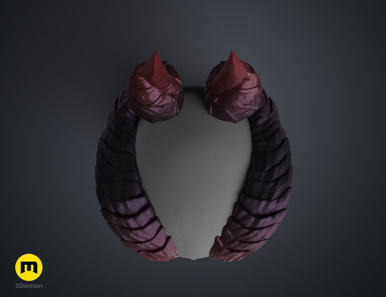 Ophelia Mardoon Horns - Critical Role 3D print model_22