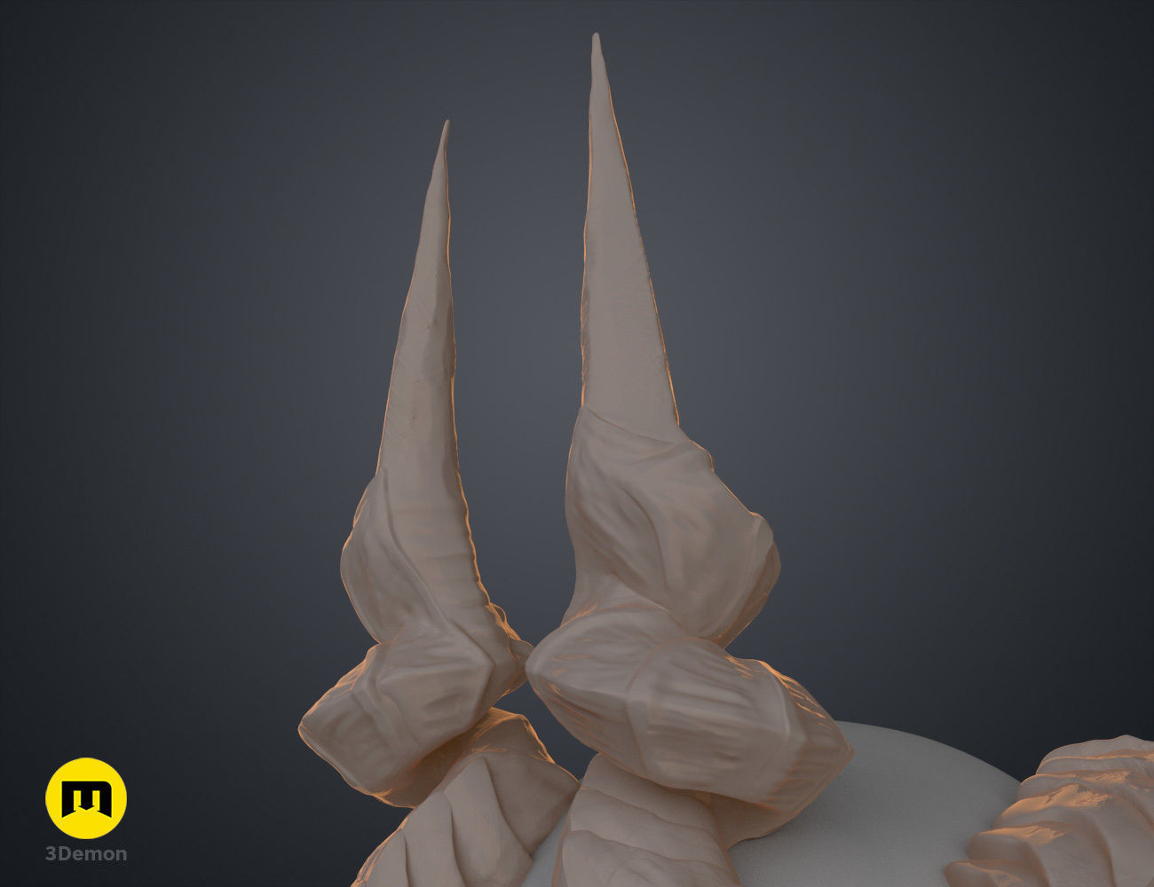 Ophelia Mardoon Horns - Critical Role 3D print model_14