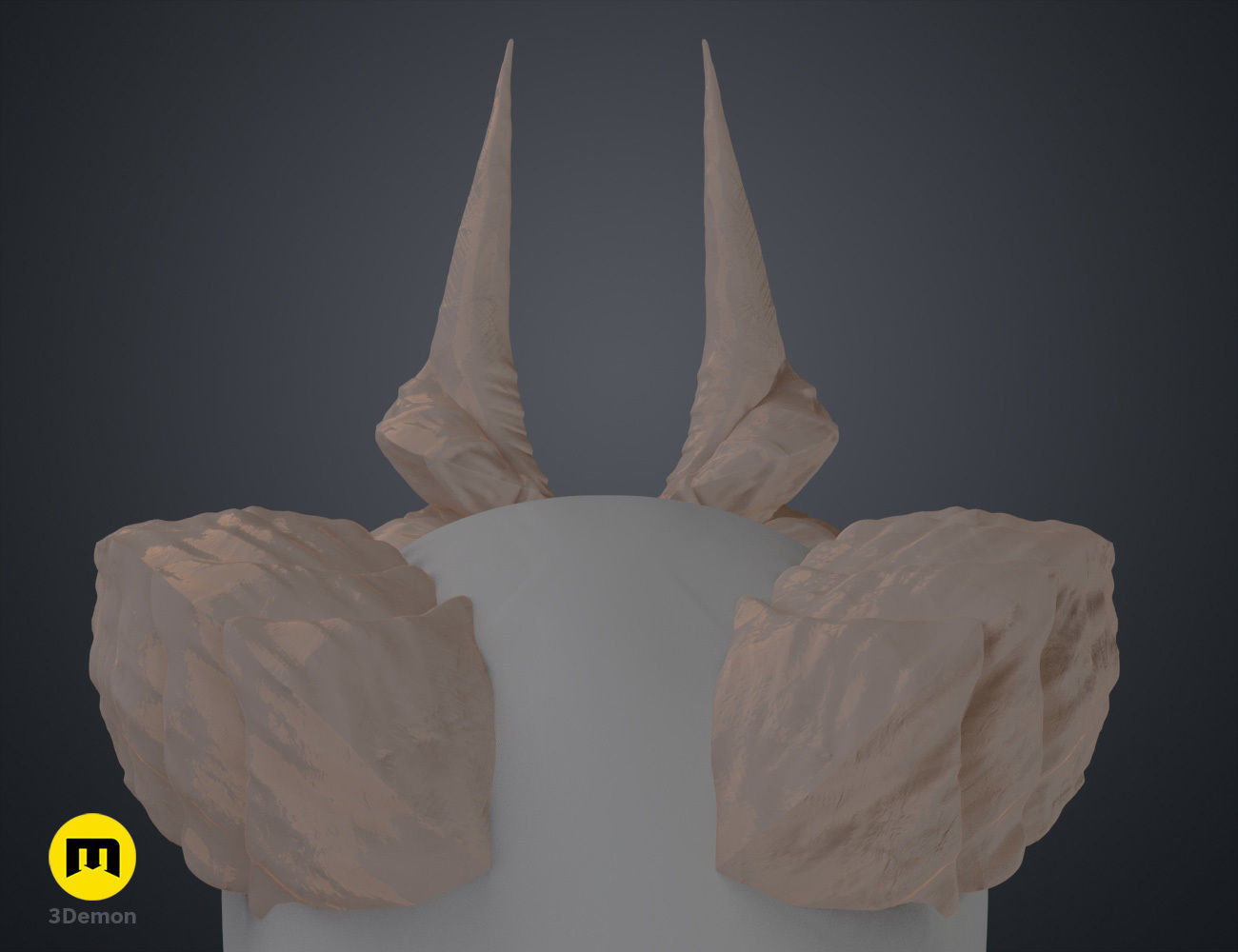 Ophelia Mardoon Horns - Critical Role 3D print model_16