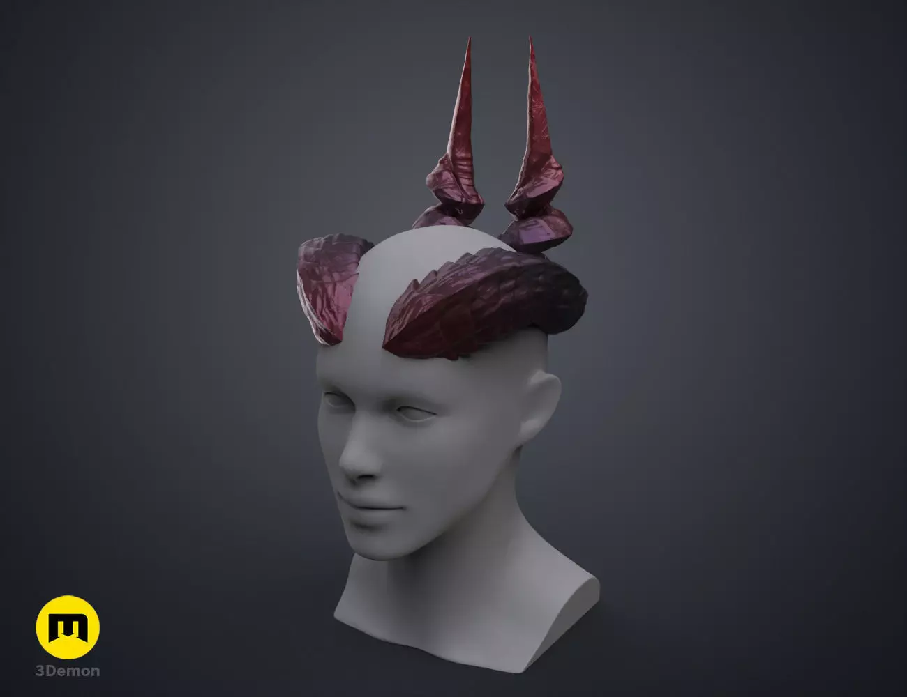 Ophelia Mardoon Horns - Critical Role 3D print model_0