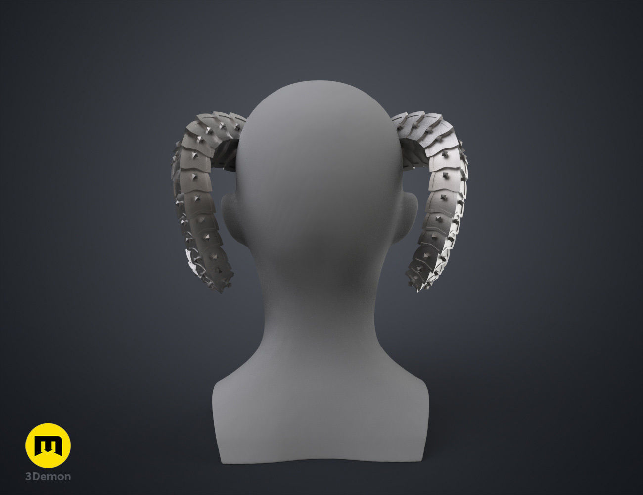 Metal Horns 3D print model_17
