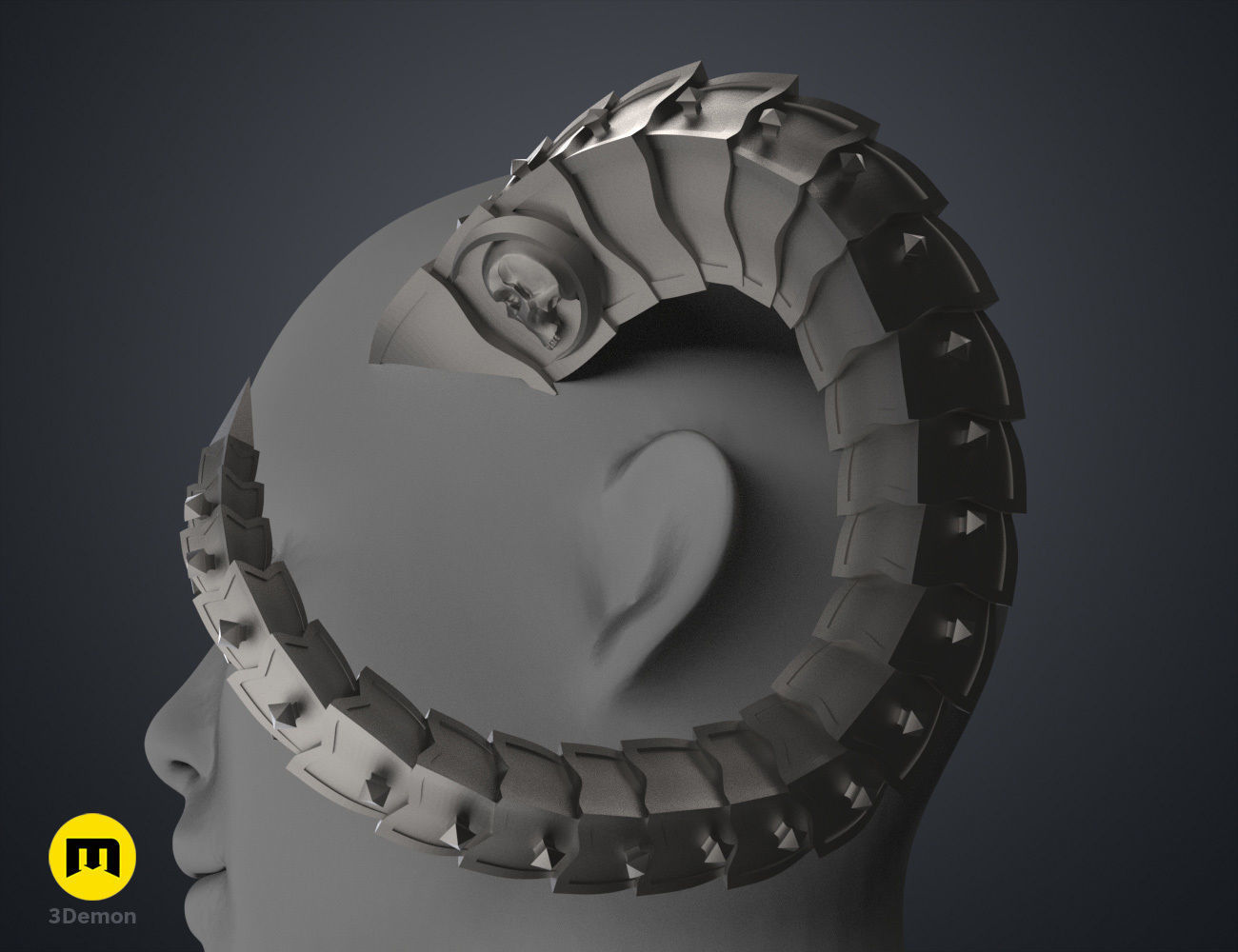 Metal Horns 3D print model_18