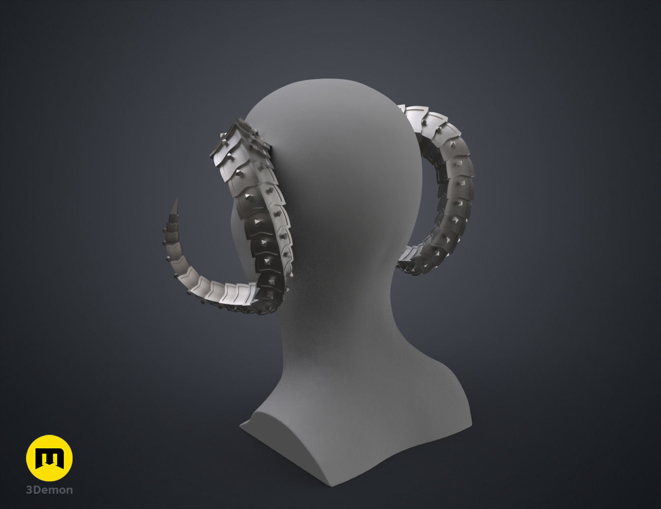 Metal Horns 3D print model_20